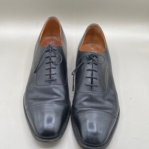 Elegant Black Leather Men's Oxfords (lot 427)